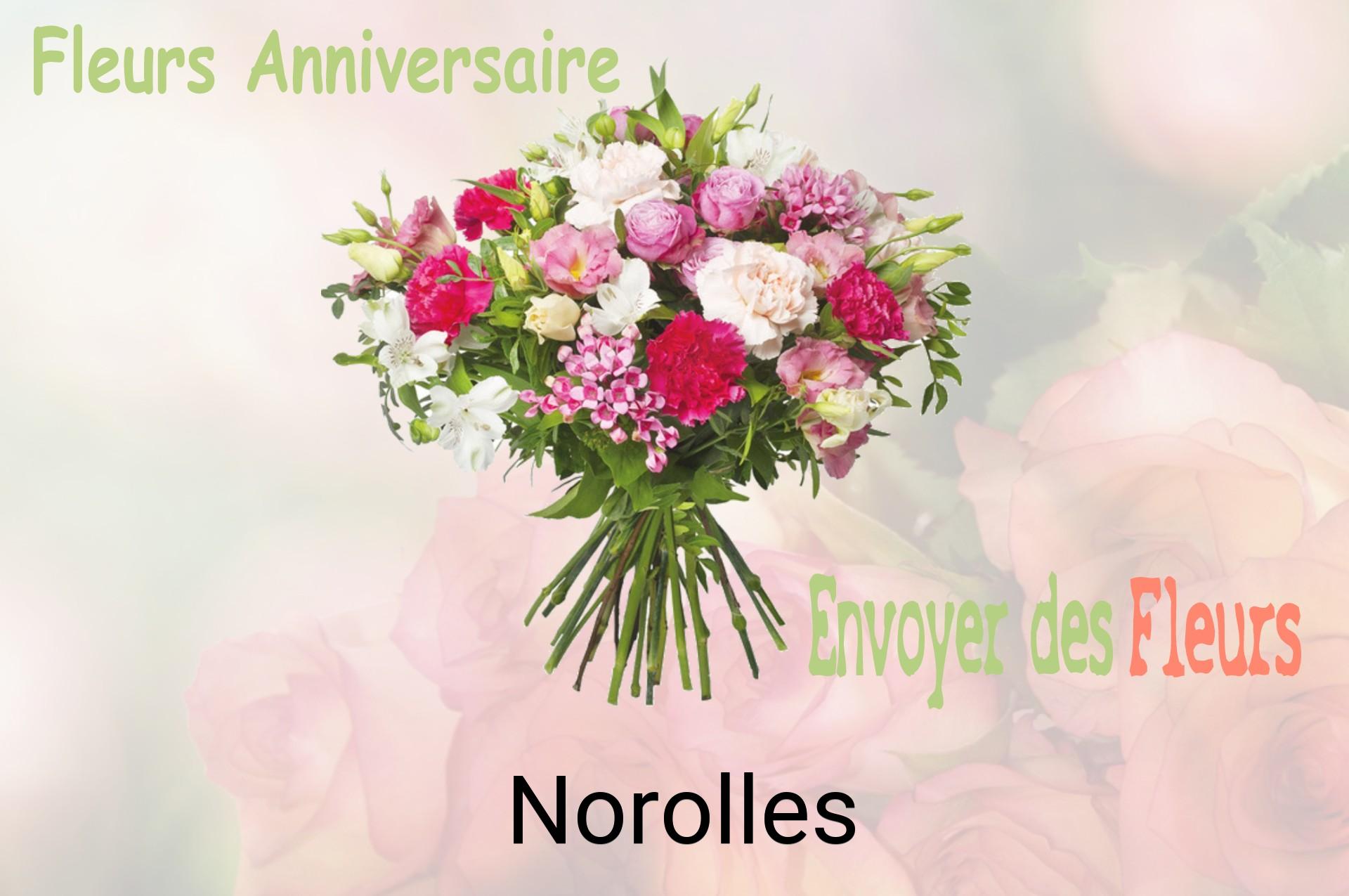 Bouquet de fleurs d’anniversaire livré à Norolles