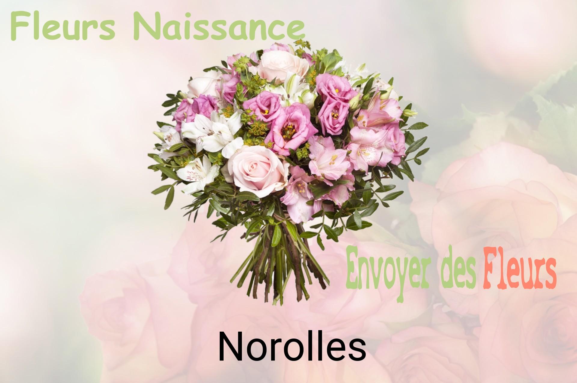 Bouquet de fleurs de naissance livré à Norolles